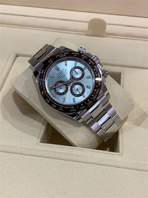 rolex brevet daytona|Rolex ice blue dial.